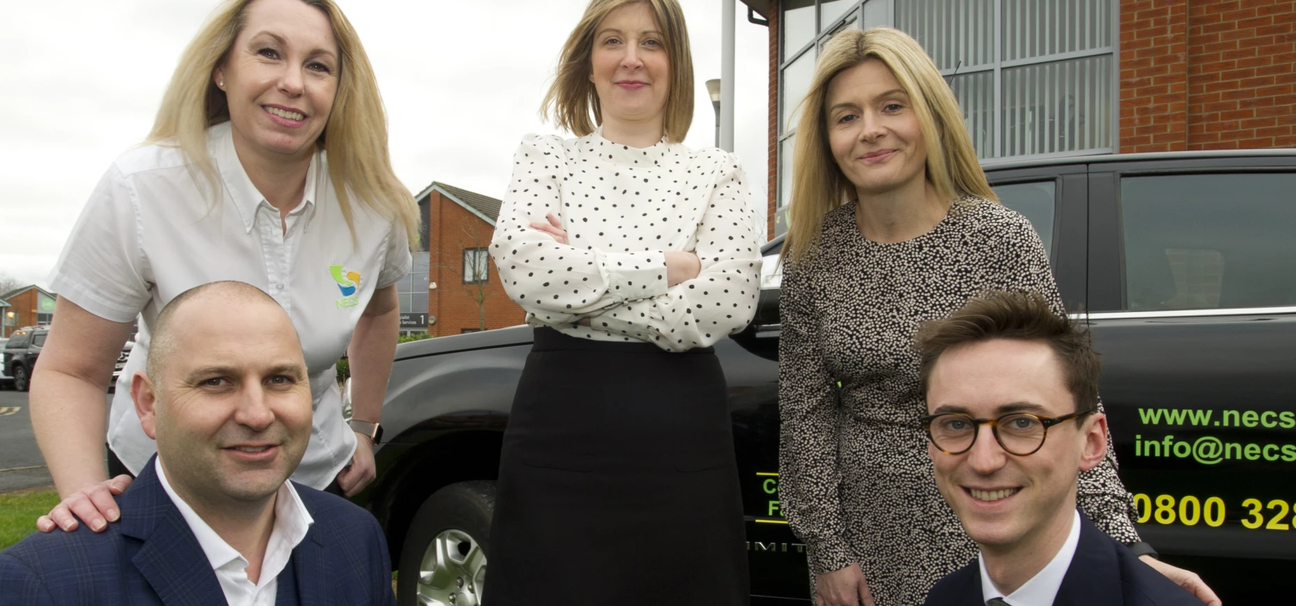 Gary and Leigh Breach, founders of NECS Cleaning